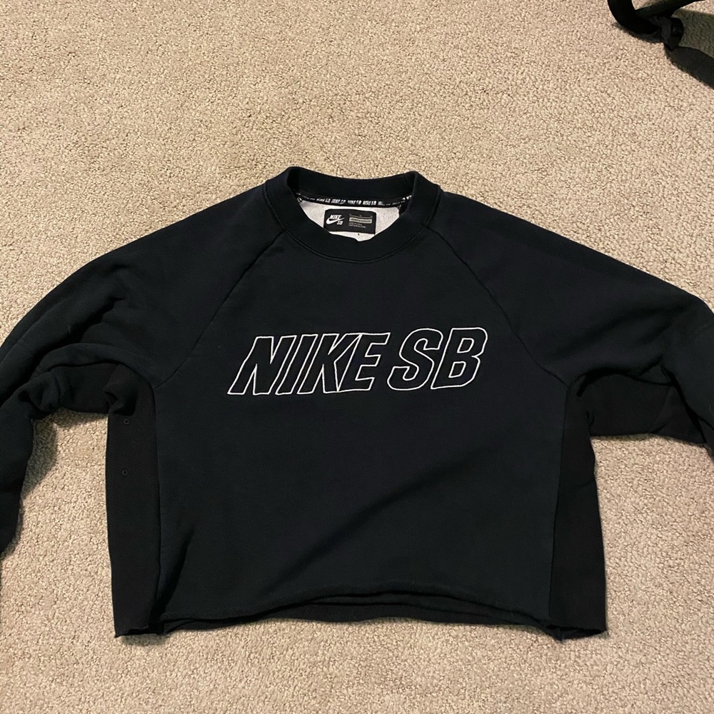 Mike Skateboarding Cropped Hoodie